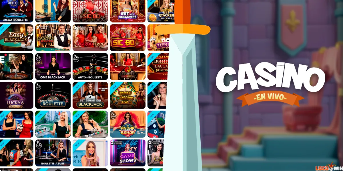 Jugar a juegos de casino en vivo en tiempo real