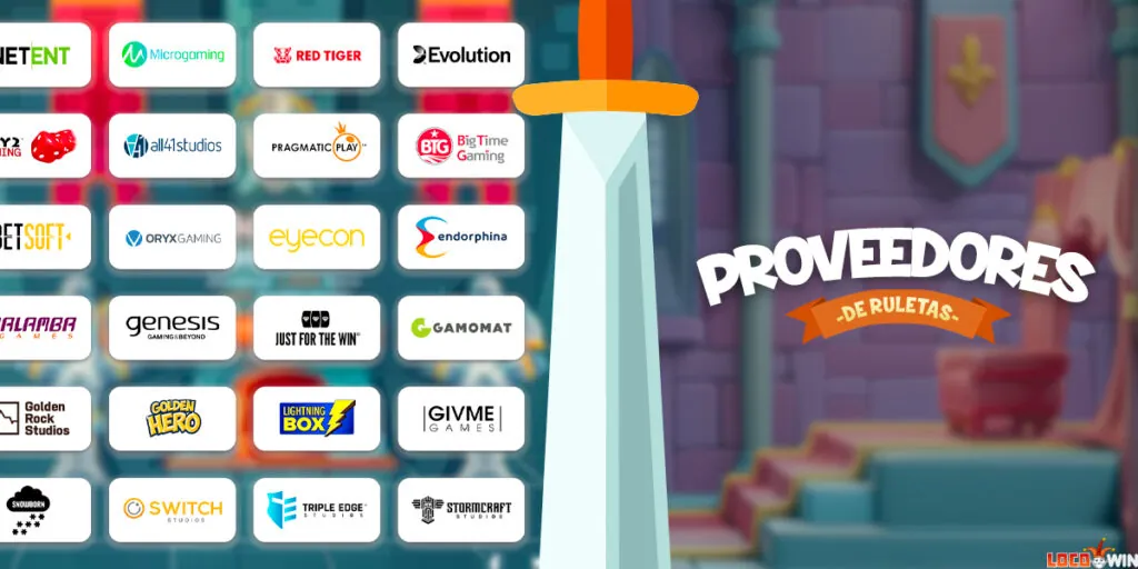 Proveedores de ruletas de casino